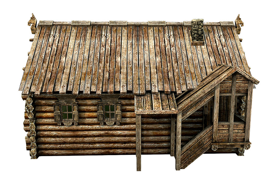 Wooden Village House in Architecture - product preview 4