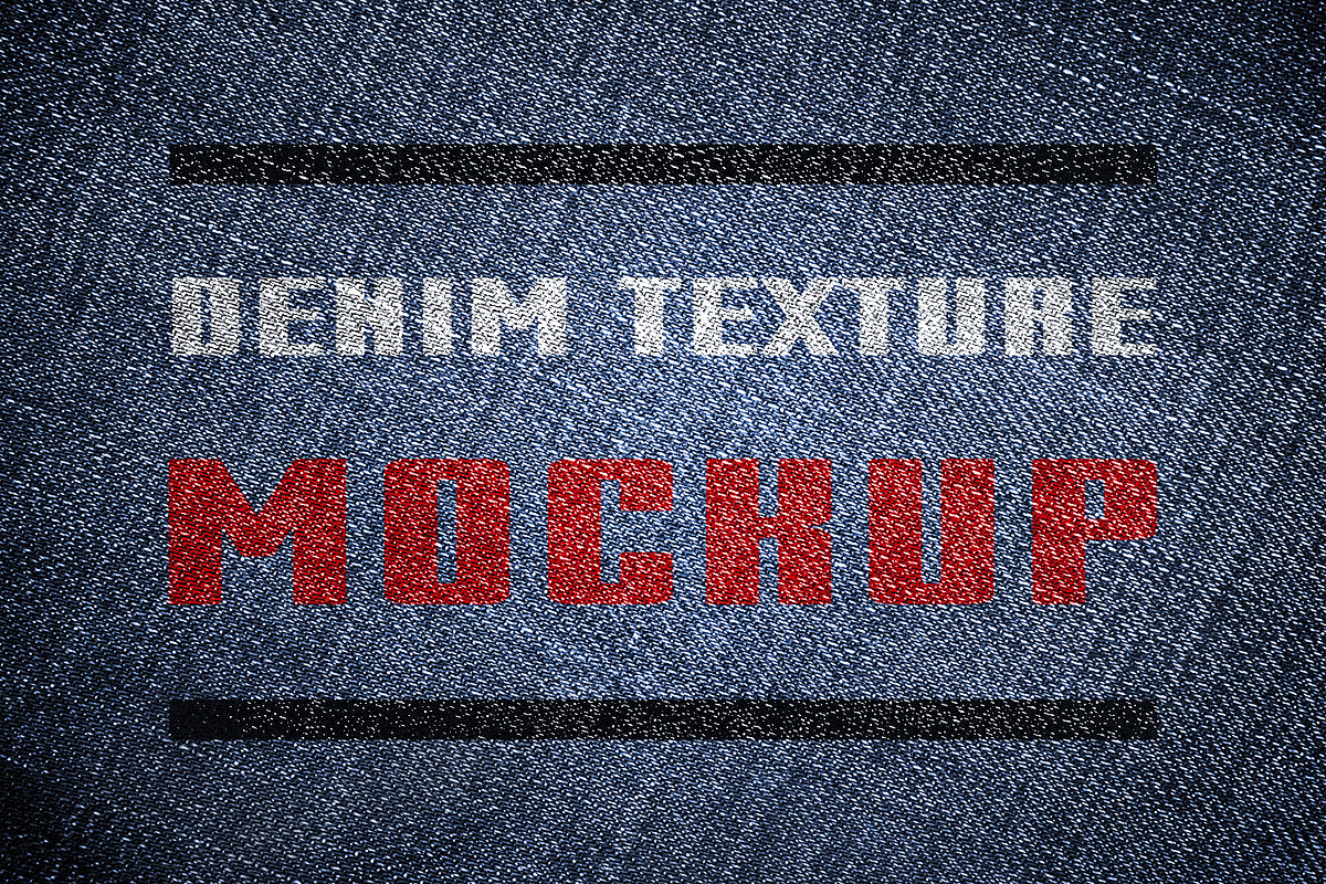Denim mockup in Product Mockups - product preview 8