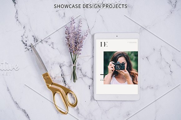 Marble Tech Mockup Bundle in Instagram Templates - product preview 1
