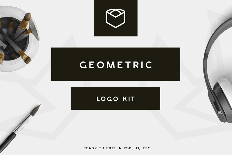 Geometric Logo Kit in Logo Templates - product preview 8