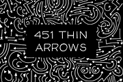 451 Hand Drawn Vector Arrows