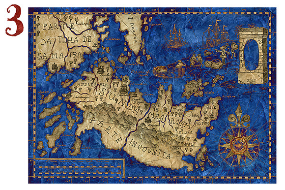 Vintage pirate maps. Part 2 in Illustrations - product preview 3