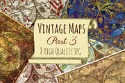 Vintage atlas maps. Part 3