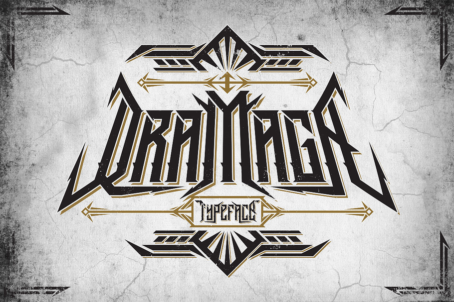 Dramaga Typeface + Extras in Blackletter Fonts - product preview 8