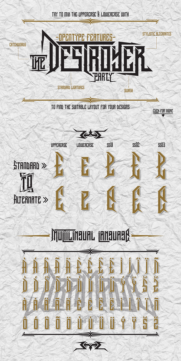 Dramaga Typeface + Extras in Blackletter Fonts - product preview 1