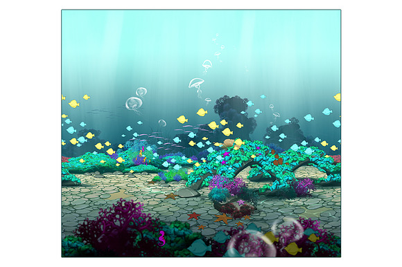 Underwater scene in Illustrations - product preview 2