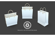 Shopping bags paper packaging for goods