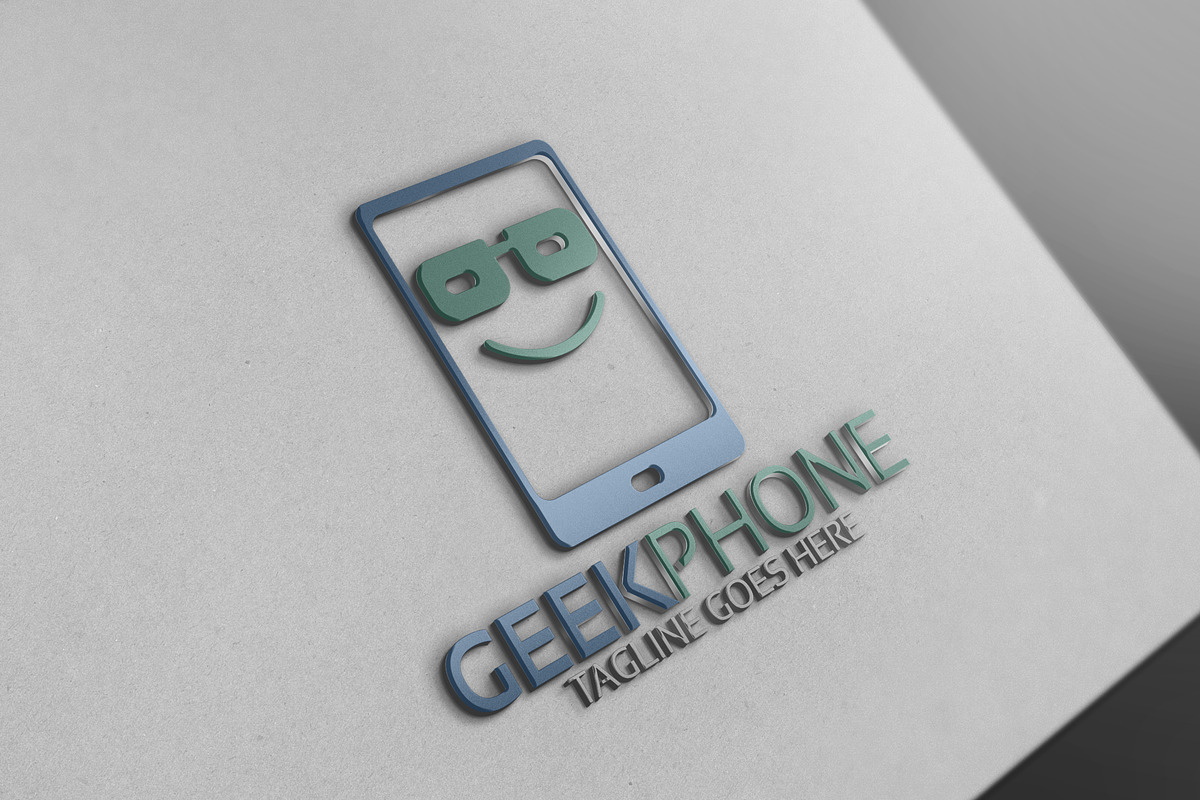 Geek Phone Logo in Logo Templates - product preview 8