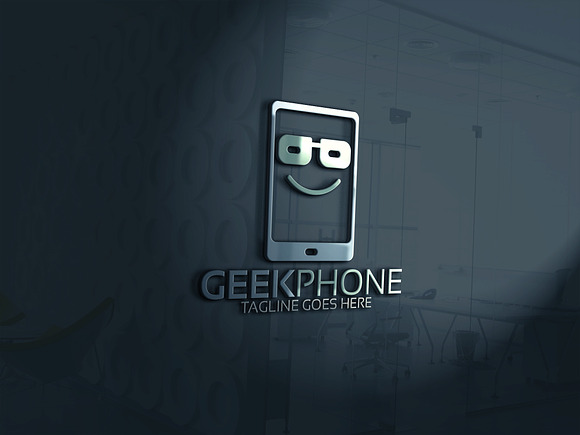 Geek Phone Logo in Logo Templates - product preview 1