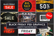 Black Friday PSD Graphics