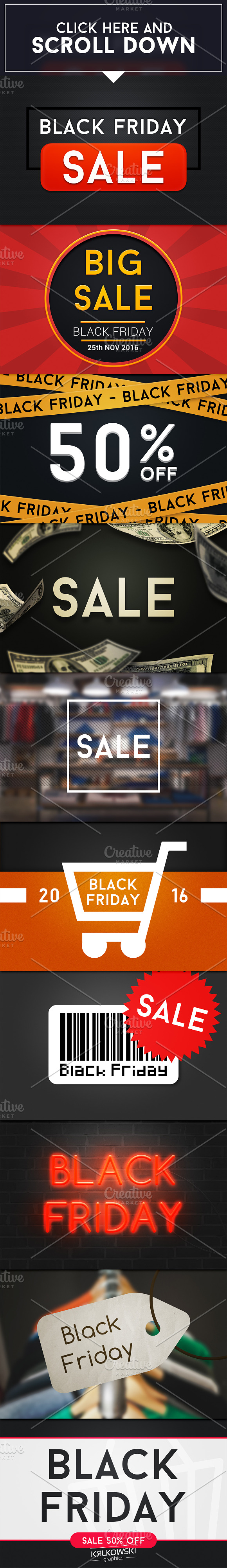 Black Friday PSD Graphics in Textures - product preview 1