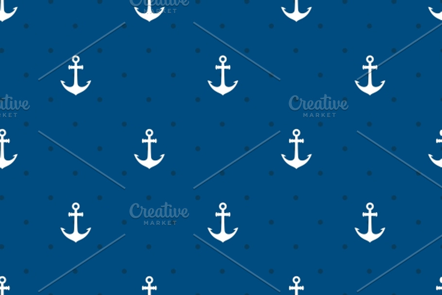 blue seamless patterns in Patterns - product preview 8