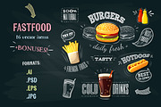 Fastfood vector pack