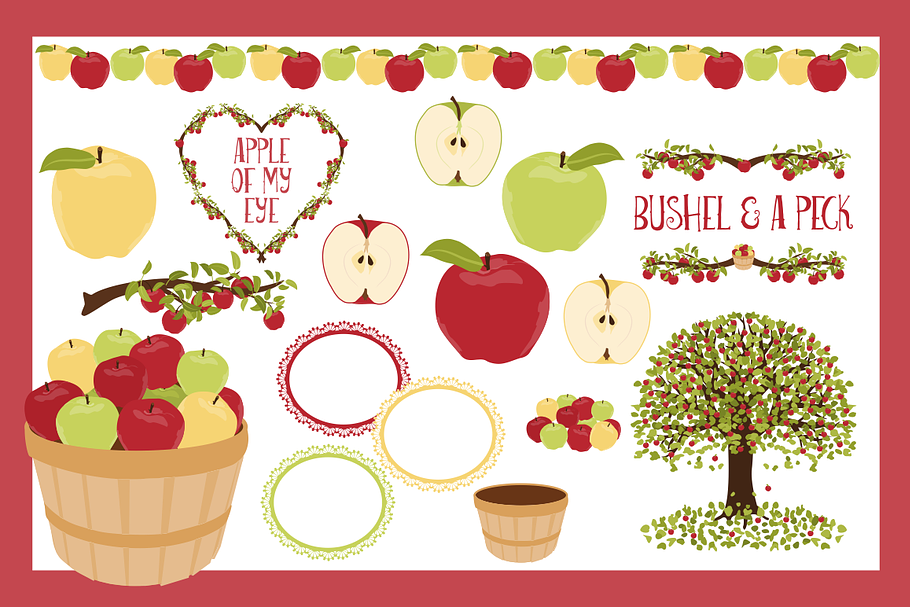 Apple Trees in Illustrations - product preview 8