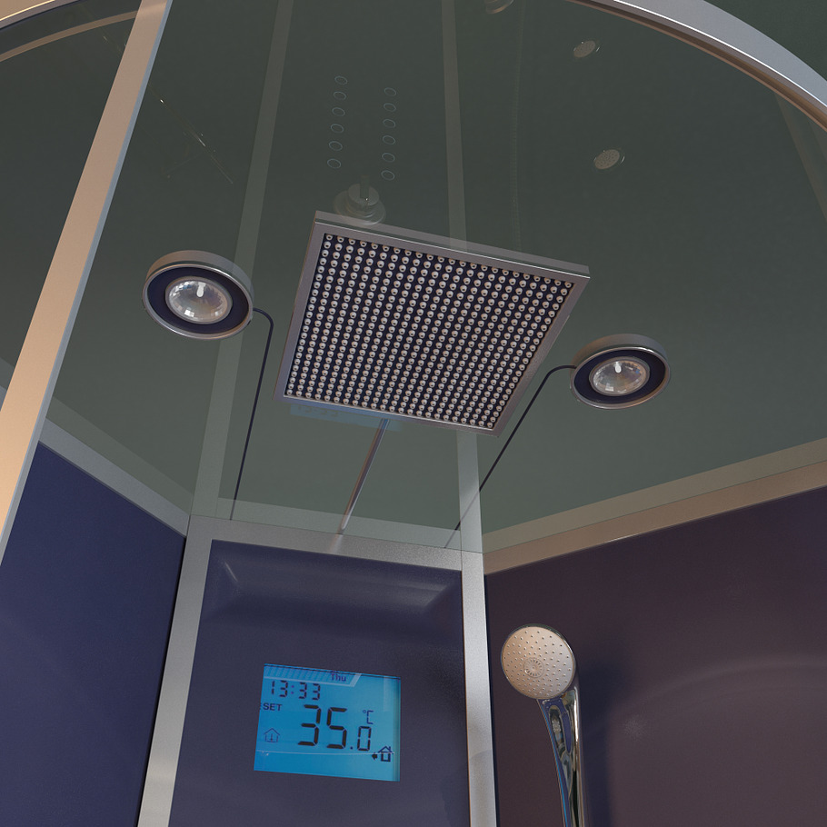 Shower Steam Cabine 900x900mm in Appliances - product preview 9