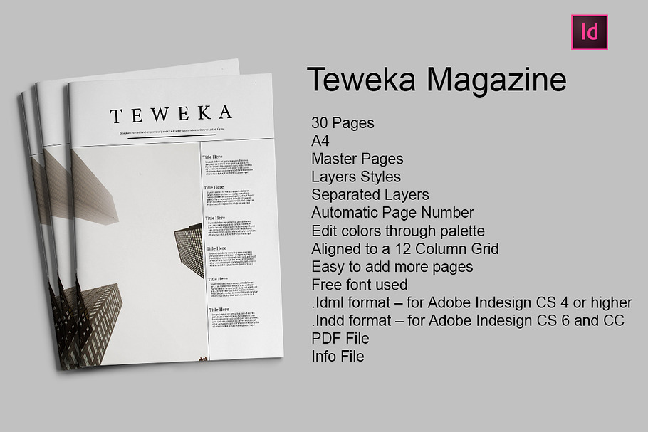 Teweka Magazine in Magazine Templates - product preview 8