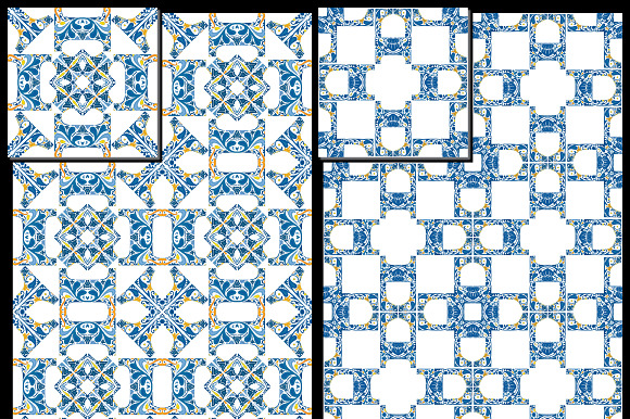 Set 29 - 6 Seamless Patterns in Illustrations - product preview 3