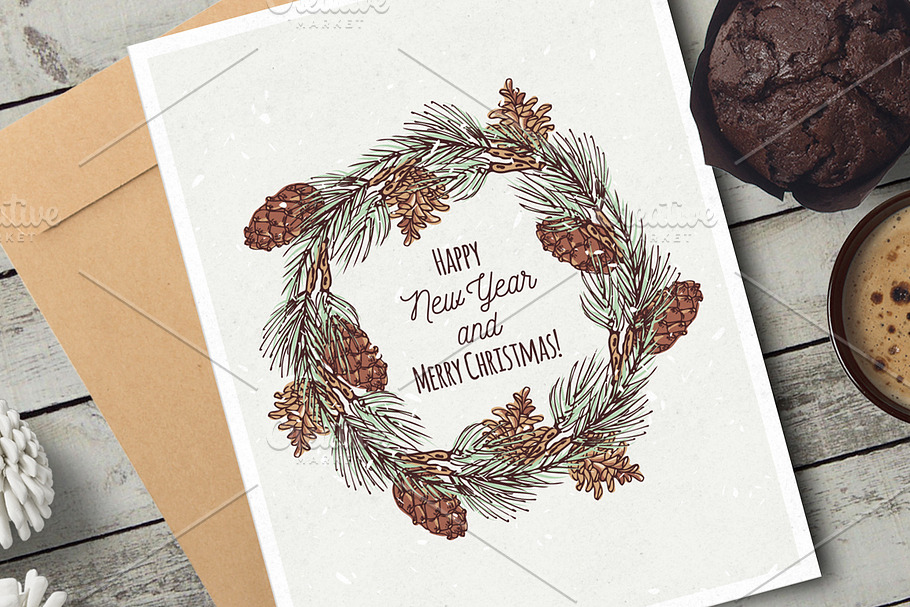 Christmas vector set in Illustrations - product preview 8