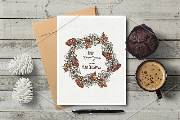 Christmas vector set in Illustrations - product preview 1
