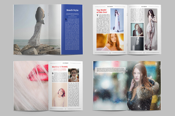 Airiza Fashion Magazine in Magazine Templates - product preview 8