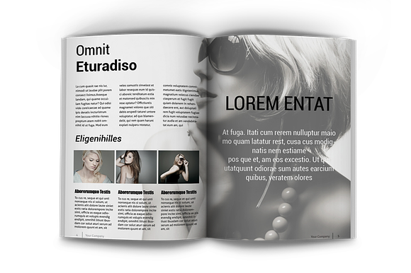 Fashion Brochure in Brochure Templates - product preview 2