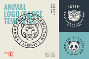 Animal Logo/Badge Templates Vol.2