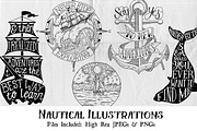 Handdrawn Nautical Illustration