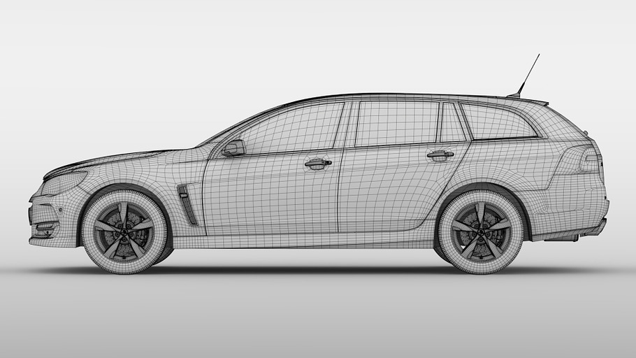 Holden Commodore SV6 Sportwagon VF in Vehicles - product preview 24