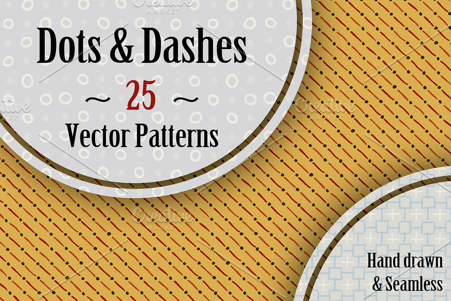 25 Seamless Vector Patterns in Patterns - product preview 8