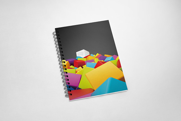 A5 Notebook Mock-Up in Print Mockups - product preview 2