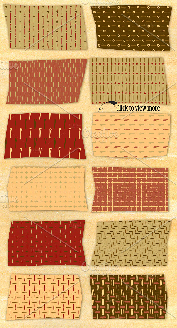 25 Seamless Vector Patterns in Patterns - product preview 2