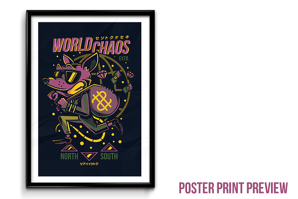 World Chaos Illustration in Illustrations - product preview 3