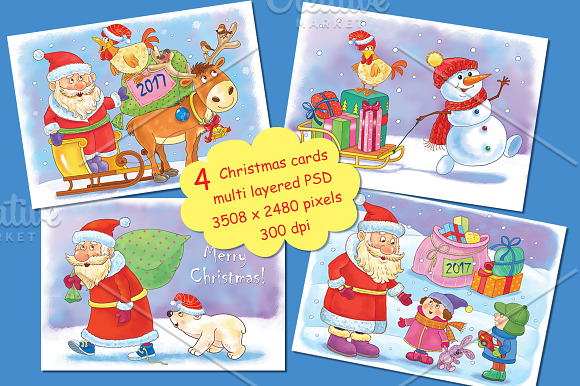 Christmas and New Year collection in Illustrations - product preview 3