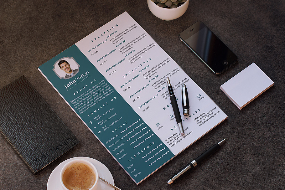 Resume in Resume Templates - product preview 8