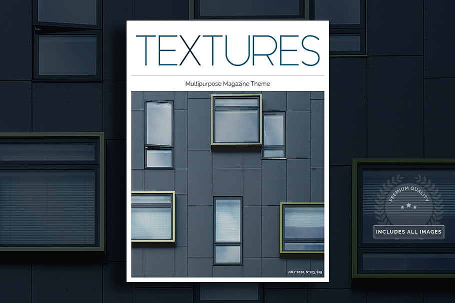 Textures Magazine in Magazine Templates - product preview 8
