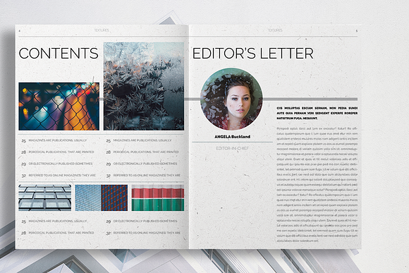 Textures Magazine in Magazine Templates - product preview 1