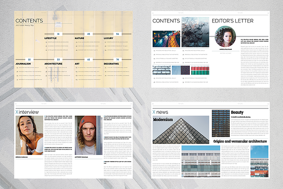 Textures Magazine in Magazine Templates - product preview 27