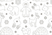 eskimo characters pattern