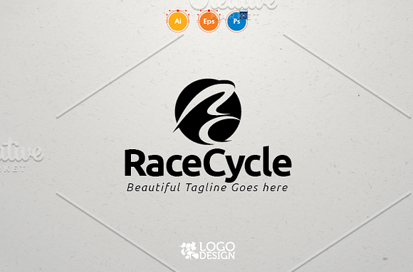 Race Cycle in Logo Templates - product preview 1