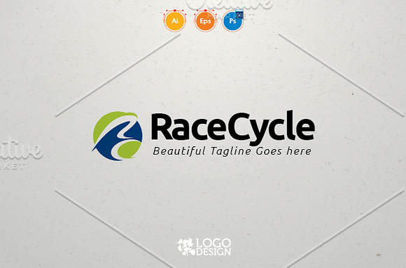 Race Cycle in Logo Templates - product preview 2