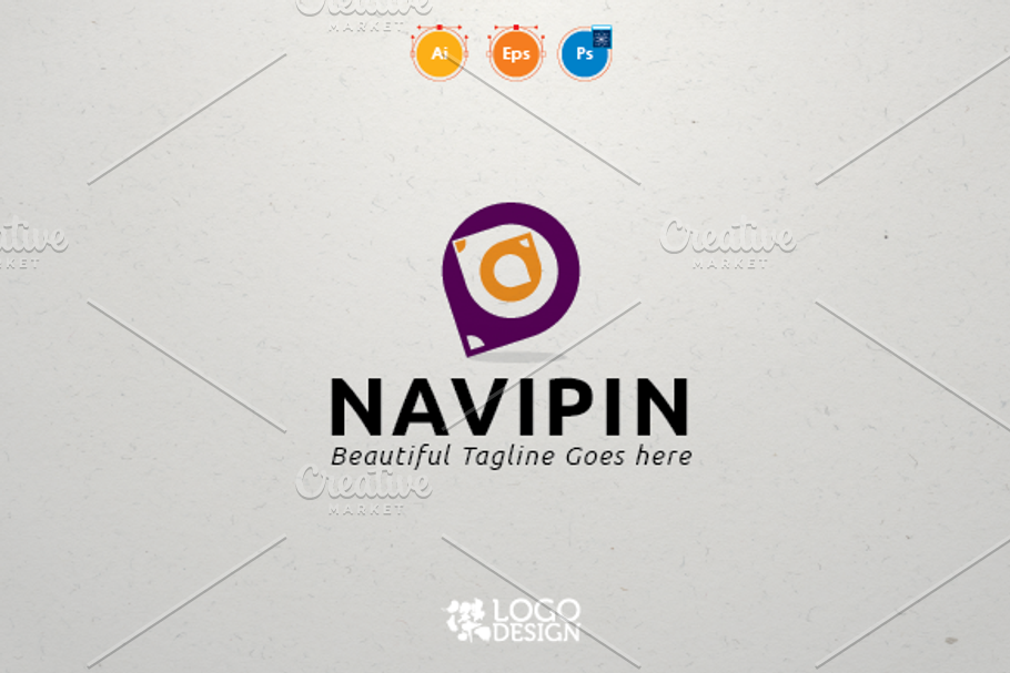 NAVIPIN in Logo Templates - product preview 8