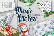 Magic Winter Watercolor Set