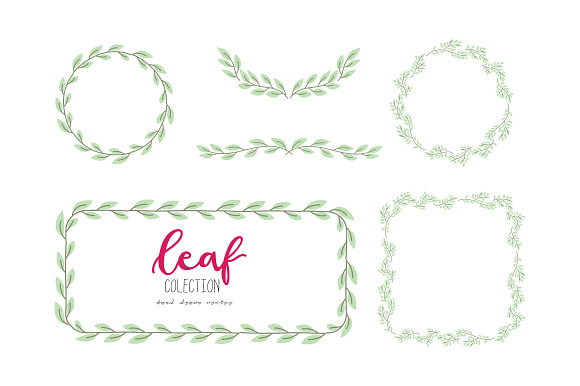 HAND DRAWN VECTOR FLOWER & RIBBON  in Illustrations - product preview 2