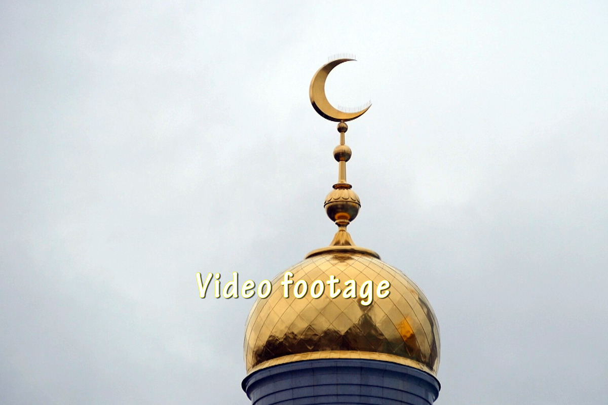 Muslim Mosque (crescent) in Moscow  in Graphics - product preview 8