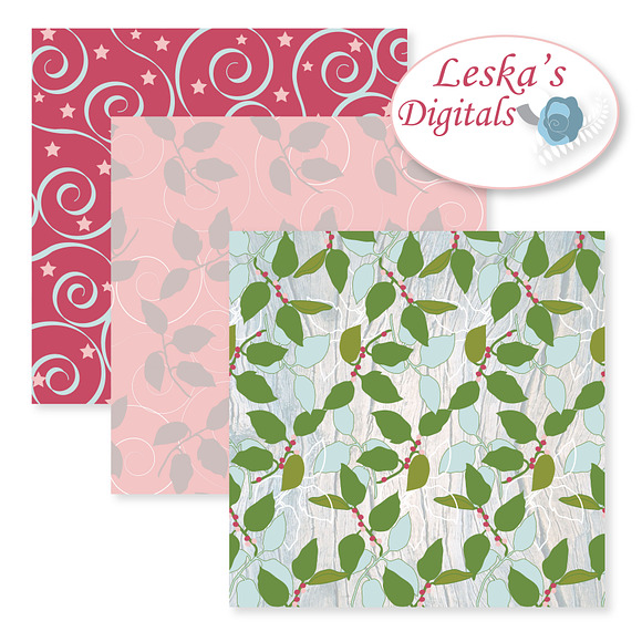 Rustic Christmas In The Woods in Patterns - product preview 1