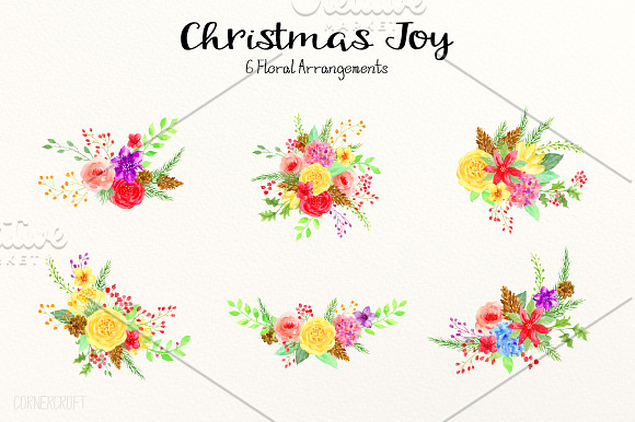 Watercolor Bundle Christmas Joy in Illustrations - product preview 4