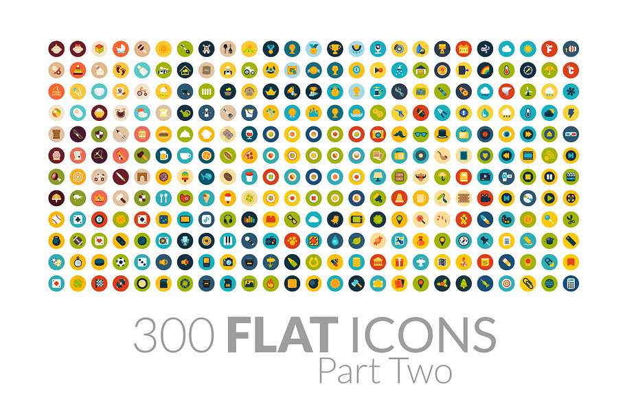300 Flat Icons - Part Two in Video Game Icons - product preview 8