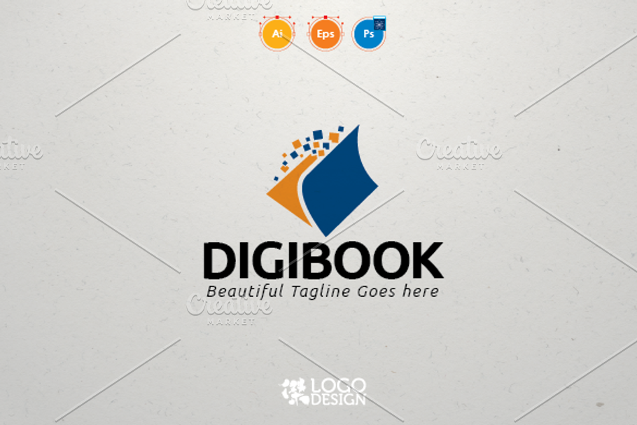 DIGIBOOK in Logo Templates - product preview 8