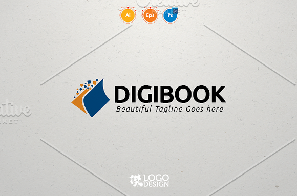 DIGIBOOK in Logo Templates - product preview 2