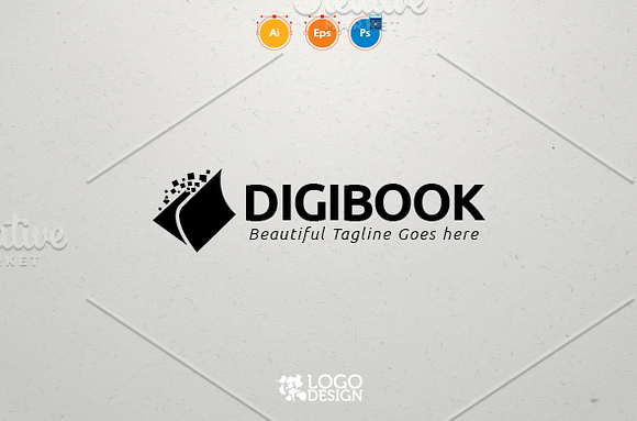DIGIBOOK in Logo Templates - product preview 3